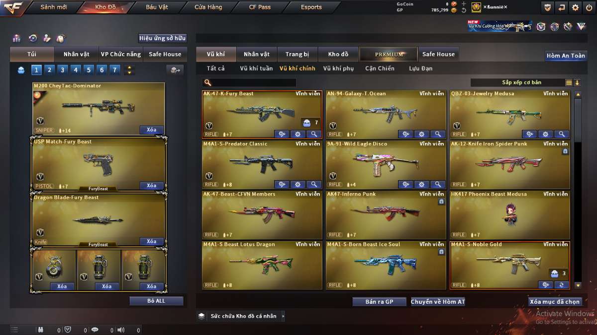 shop acc cf uy tin gia re